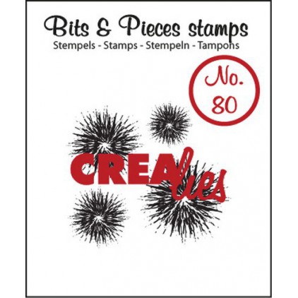 Clear stamp - Ink splashes bold - Crealies - Bits & Pieces no. 80