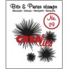 Stempel silikonowy - Kleksy - Crealies - Bits & Pieces no. 29