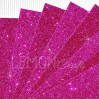 Glitter paper - fuchsia