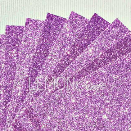 Glitter paper - pink and heather