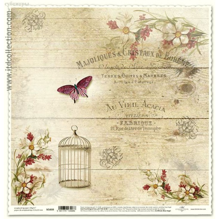 ITD Collection - Scrapbooking paper - SCL610
