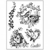 Set of clear stamps - Stamperia - Spring birds