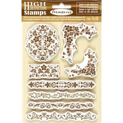 Set of clear stamps - Stamperia - Ornaments