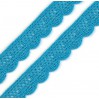 Cotton lace - turquoise - 1 meter