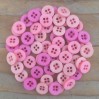 Buttons -Dovecraft - blush - 60 pieces