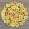 Buttons -Dovecraft - lemon - 60 pieces