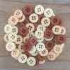 Buttons -Dovecraft - naturals - 60 pieces