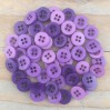 Buttons -Dovecraft - amethyst - 60 pieces