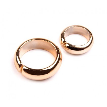 Mini gold wedding rings 01 - pair - scrapbooking accessories