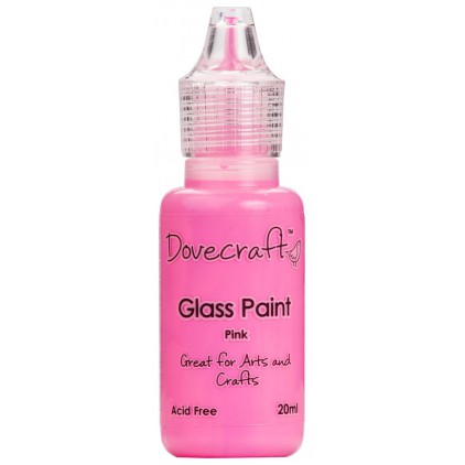 Glass paint Dovecraft - pink
