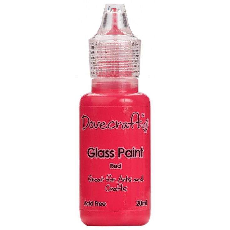Glass paint Dovecraft - red