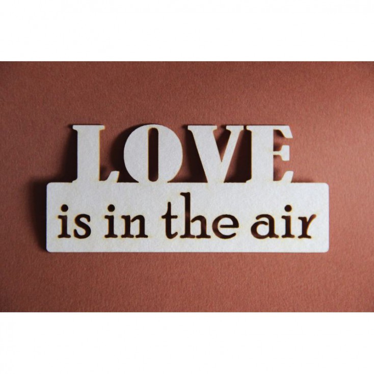 Filigranki - Cardboard element -Love is in the air