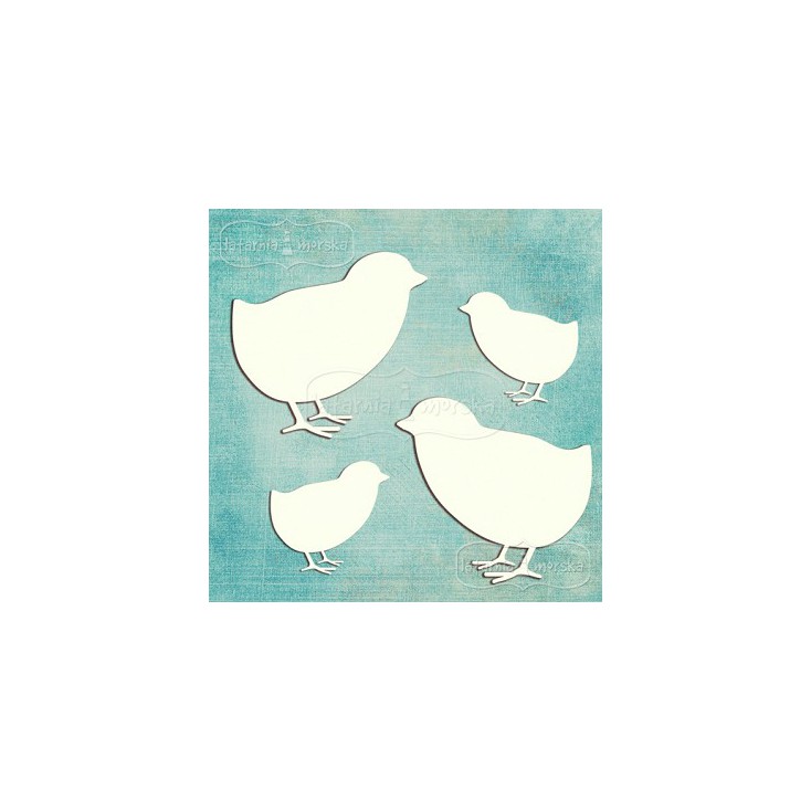Latarnia Morska - Cardboard element - Easter chickens