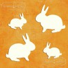 Latarnia Morska - Cardboard element -easter bunnies