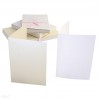 Anita's, Blank card and envelope A6 - Pack of 50 - pearlscent - cream