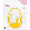 Wykrojnik do wycinania - Nellie's Choice SD125 - Wielkanocne jajko