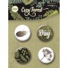 Selfadhesive buttons/badge - ScrapMir - Cozy Forest