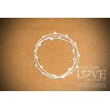 Laser LOVE - Cardboard - Wreath with catkins- Happy Easter