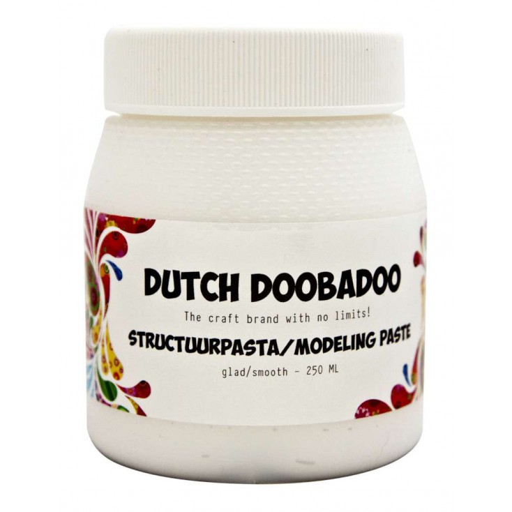 Modeling Paste - Dutch Doobadoo - White glad smooth - 250ml