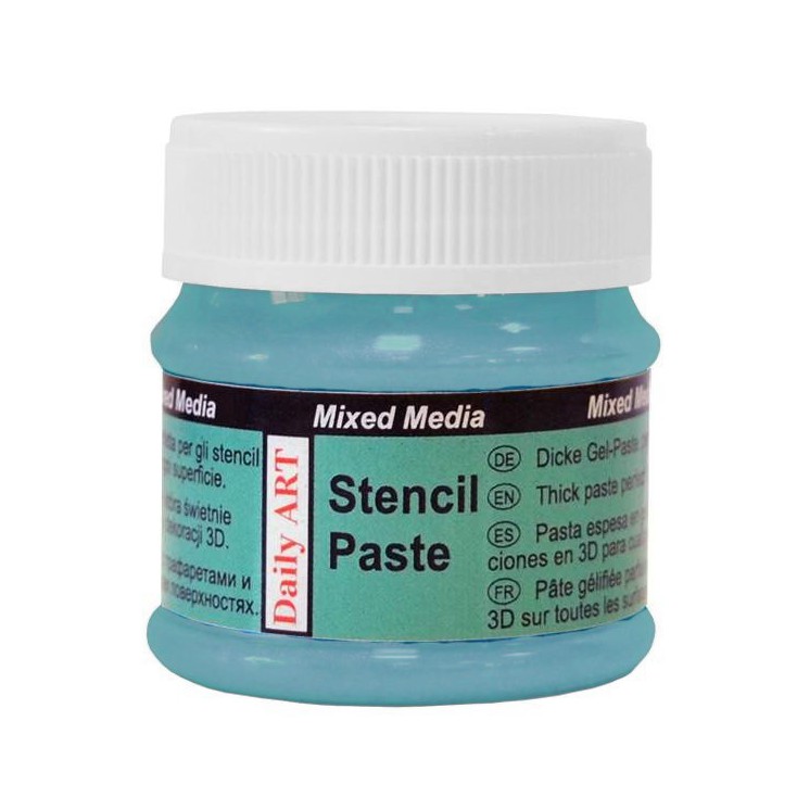Stencil Paste - Daily Art - Pearl Blue - 50ml