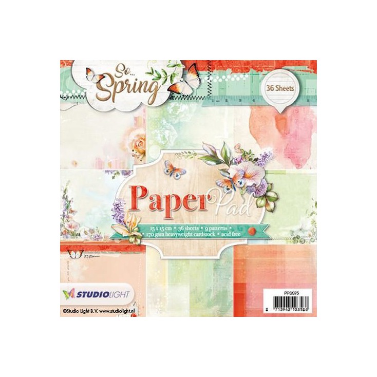 Studio Light - Paper block - So Spring PPSS75