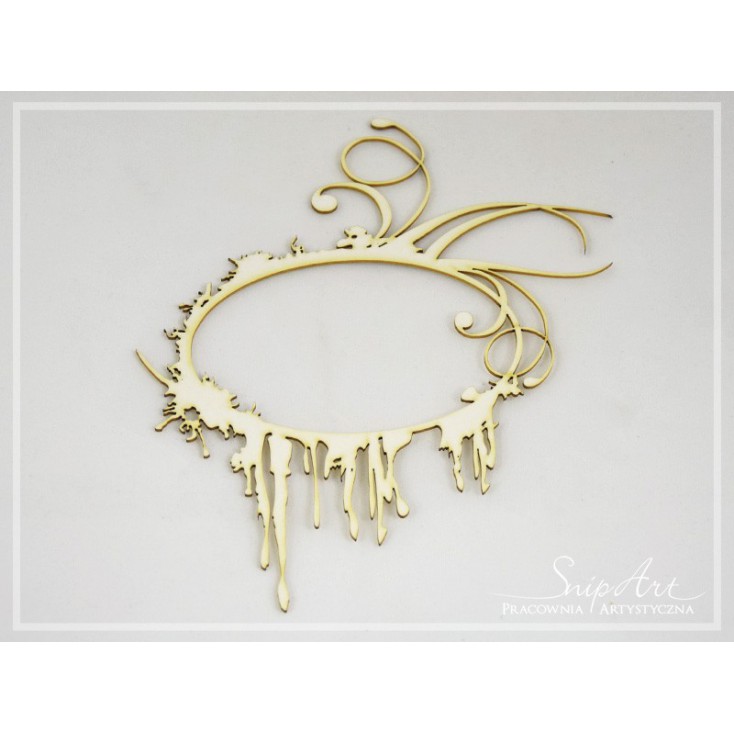 SnipArt - Laser cut - Everyone Can splash - Oval