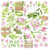 Scrapbooking paper - Fabrika Decoru - Spring blossom - Pictures for cutting