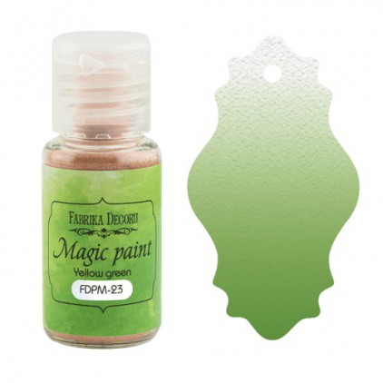 Magic, dry paint - Fabrika Decoru - yellow green - 15ml