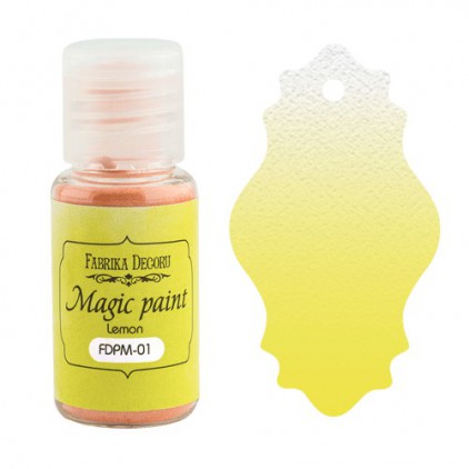 Magic, dry paint - Fabrika Decoru - Lemon - 15ml