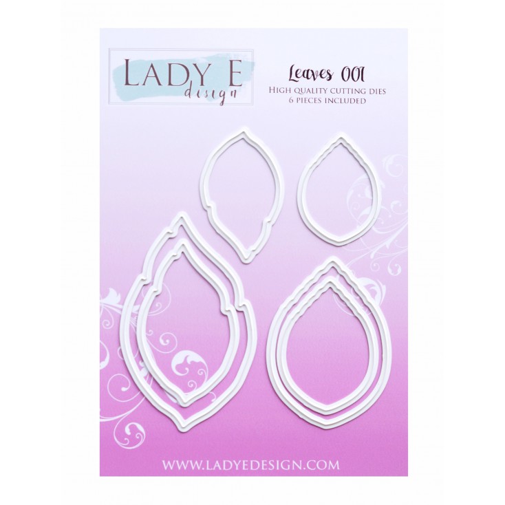 Die- Lady E Design - Leaves 001
