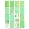 Stack of basic scrapbooking papers - Leaves 02