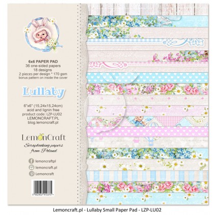 Pad of scrapbooking papers - Lullaby 6x6