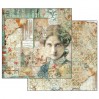 Stamperia - Set of scrapbooking papers - Time is an ilusion