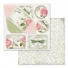 Zestaw papierów do tworzenia kartek i scrapbookingu - Stamperia - Letters & Flowers
