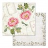 Stamperia - Set of scrapbooking papers - Letters & Flowers