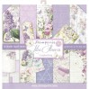 Zestaw papierów do tworzenia kartek i scrapbookingu - Stamperia - Lilac Flowers
