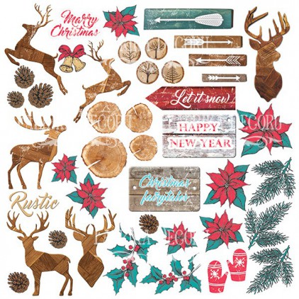 Scrapbooking paper - Fabrika Decoru - Christmas fairytales - Pictures for cutting