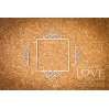 Laser LOVE - cardboard oval frame Paroles - 3 pcs.