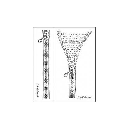 Stempel / pieczątka - LaBlanche - Zippers (2 stemple)