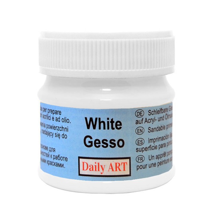 Medium akrylowe, podkład - Daily Art - gesso białe - 50ml