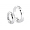 Wedding ring - pair - silver 02