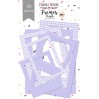 Zestaw papierowych ramek - Fabrika Decoru - Purple - 39 części