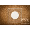 Laser LOVE - cardboard Vintage grid circle 03 - Memories