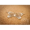 Laser LOVE - cardboard butterfly - Soufre