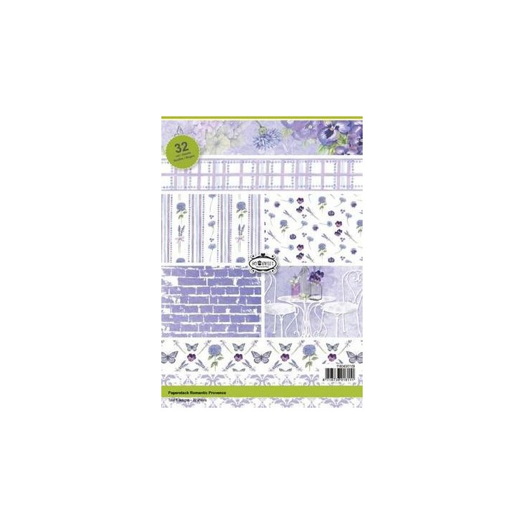 Pad of scrapbooking papers - Romantic Provence