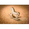 Laser LOVE - cardboard 3D rocking horse - Baby lily