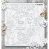 Bee Shabby - Chipboard set - Just Married