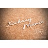 Laser LOVE - cardboard inscription Kochanej Mamie - Memories - 4 pcs