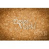 Laser LOVE - cardboard inscription Kochanemu Tacie - Memories - 4 pcs