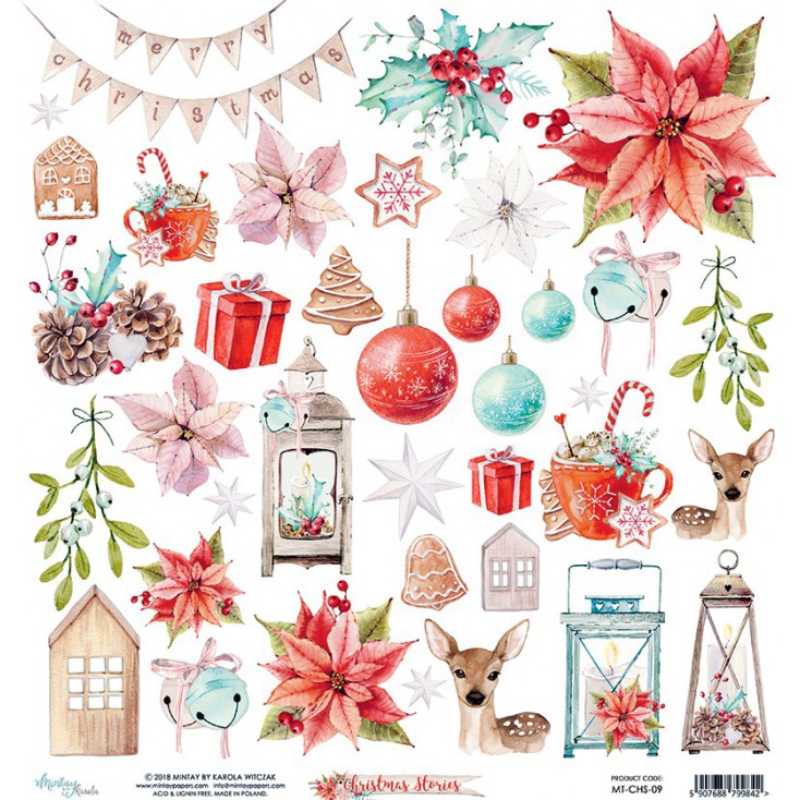 Scrapbooking paper - Mintay Papers - Christmas Stories